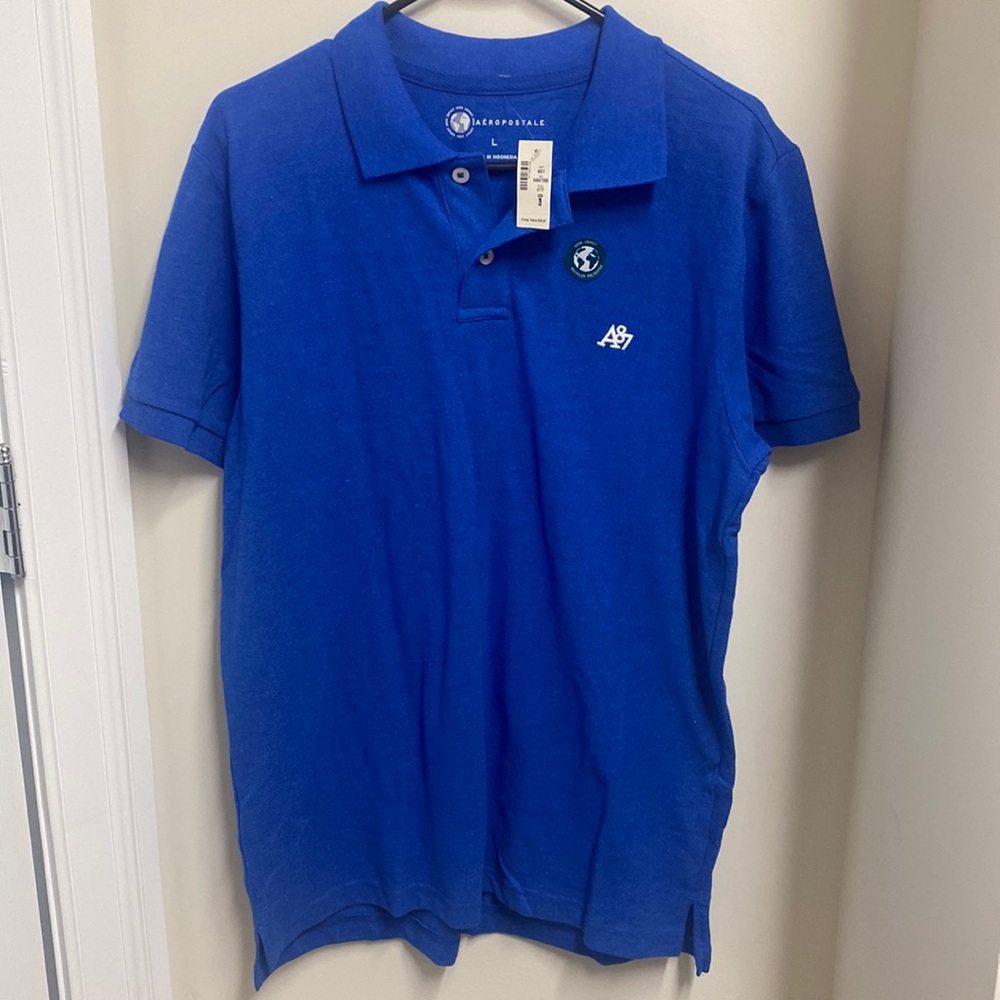 Aeropostale men’s polo shirt size large NEW